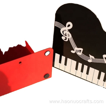 Musical notes piano treble violin bookstand